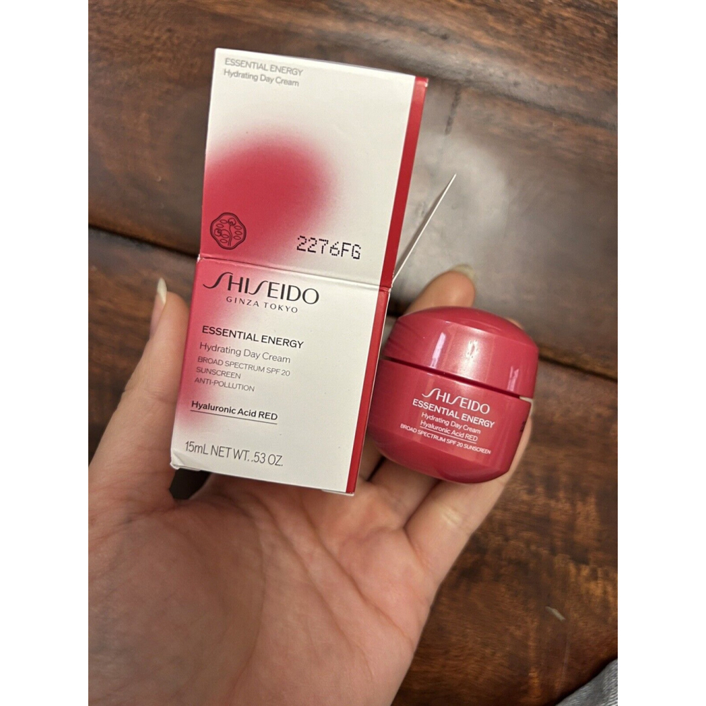 Shiseido Essential Energy Hydrating Cream MINI .53oz, 15ml New in Box